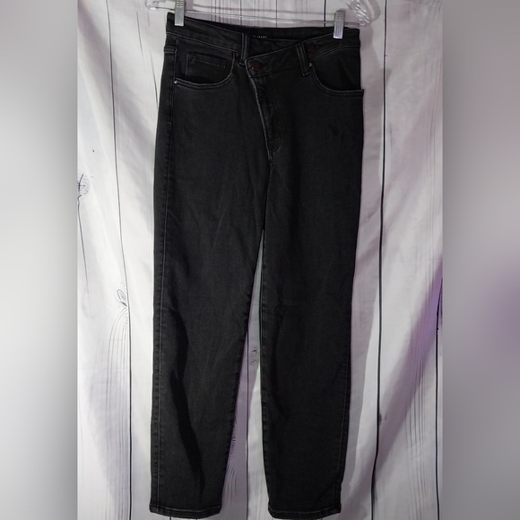 Risen Jeans Denim - Risen Women's High Rise Crossover Girlfriend Jeans